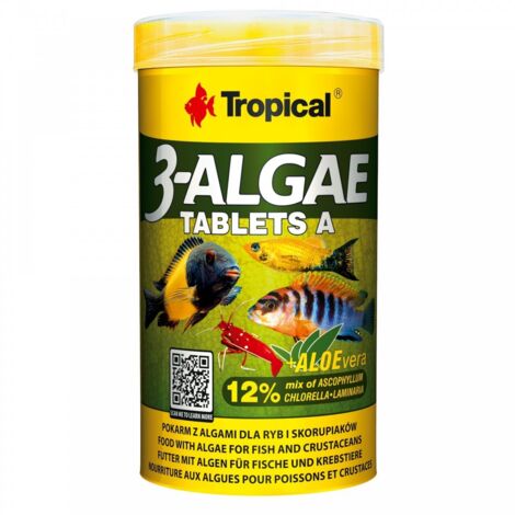 TABLETAS DE 3 ALGAS TROPICALES A 250ML/150G