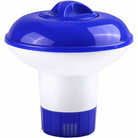 Tabletas dispensadoras de cloro flotante para bañera de hidromasaje, piscina, spa, cloro flotante, soporte para tabletas de cloro (5 pulgadas)