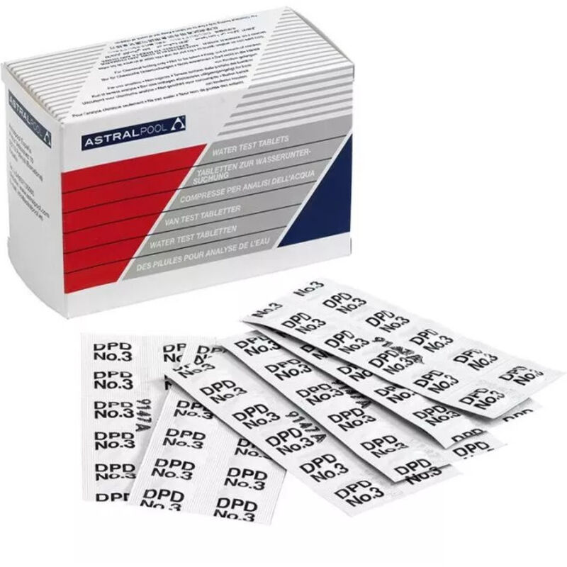 Astralpool - Tabletas Reactivo Dpd3 41914 Astral , Tabletas Reactivo Pooltester Dpd3 41914 De La Marca .