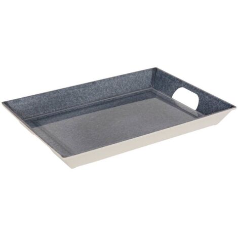 Tablett Fanny 46,4x34,2cm blau - Atmosphera créateur d'intérieur
