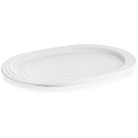 Tablett L Tierra Guzzini Milchweiß