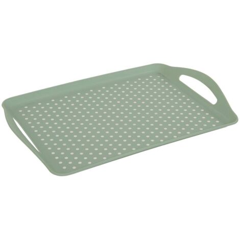 Tablett poly 45,5x31,5cm grün rutschfest - 5five