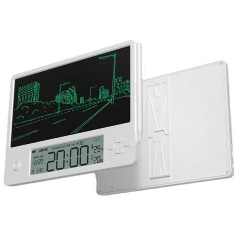 Tablette Calendrier Numérique Électronique avec Stylo et Affichage Heure, Date, Température, Humidité pour Bureau, Étudiant, Maison