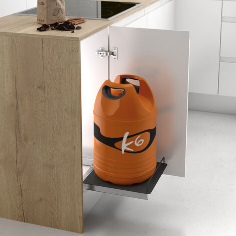 Tablette coulissante pour charge lourde - Matériau : Acier - Hauteur : 52 mm - Profondeur : 362 mm - Charge : 100 kg - Sortie : Totale - Largeur : 320 mm - Pour caisson de largeur : 400 mm - Décor : N - Charge : 100 kg