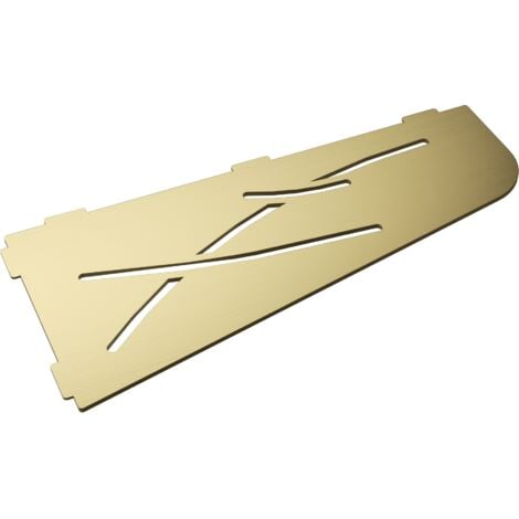 MCM Tablette d'angle murale de douche en inox Swag L.305mm - Or brossé