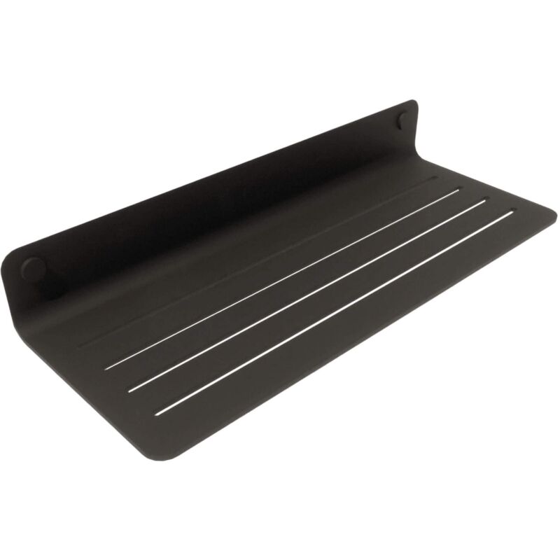 Tablette de douche L.30 H.4,5 cm Saeta noir mat - Lineabeta