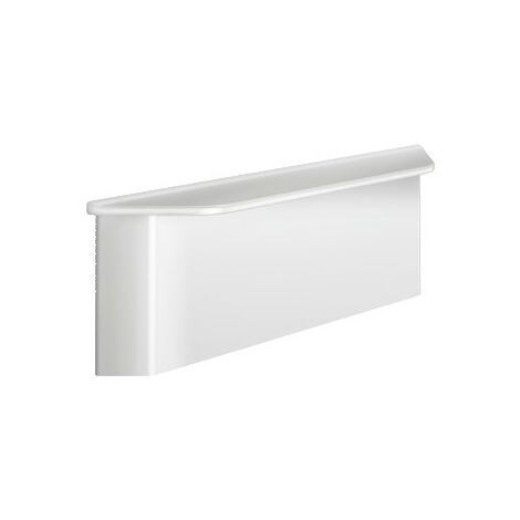 Tablette de douche murale cache fixation  Siege de douche : Blanc mat