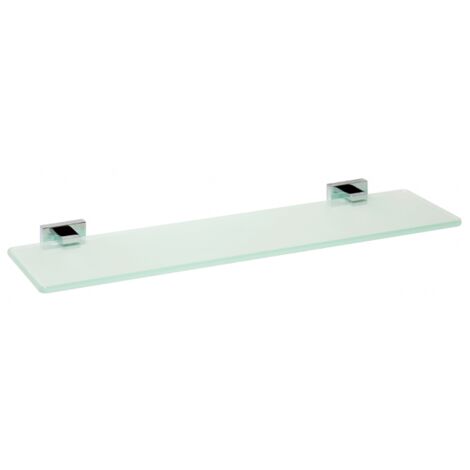 Tablette de douche murale en verre PLAZA 60x14x3,5 cm