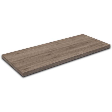 San Marco Terra Stratifi Tablette de lavabo en bois Jusqu' 200 cm Profondeur 36 cm Bote de 10 cm