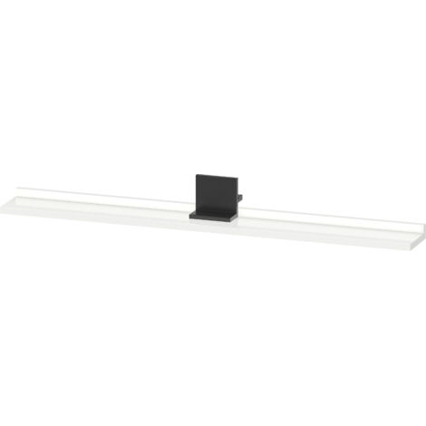 Tablette Duravit Sivida, support noir diamant mat, 1000x115x35mm,