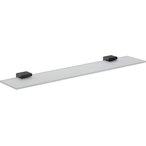Tablette emco loft verre satiné 600mm noir