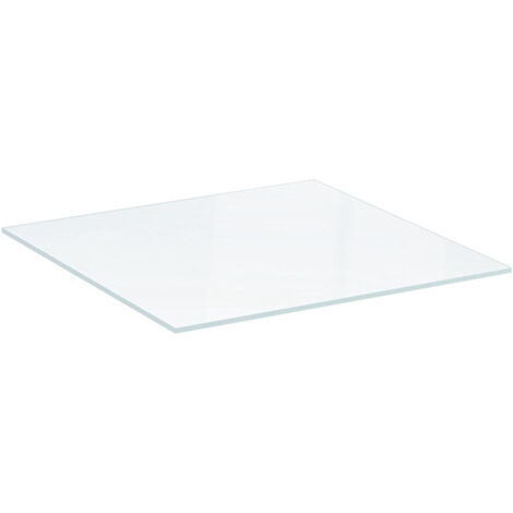 Tablette en verre Geberit Xeno²: Largeur 58cm, Hauteur 0.8cm, Profondeur 45cm