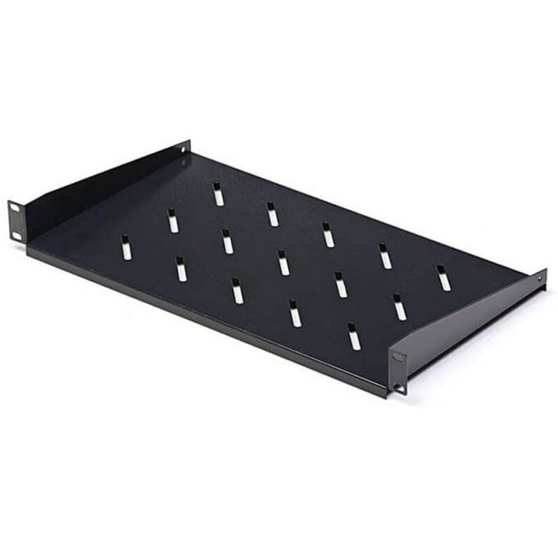 Item - Tablette fixe le Point 2 de l'unité de 20 kg 350 mm armoire rack 19' Noir 20282N