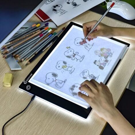 Tablette Lumineuse A4 LED Pad A4 pour Dessiner - APERIL - Magnétique - Léger - Luminosité Réglable