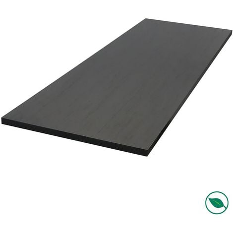 Tablette mélaminé Elegant Black 2500 x 400 x 18 mm . - PEFC 70%