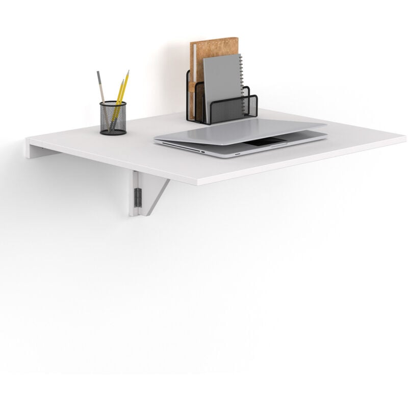 Tablette murale EXPRESS rabattable 2 personnes blanc L. 70 cm