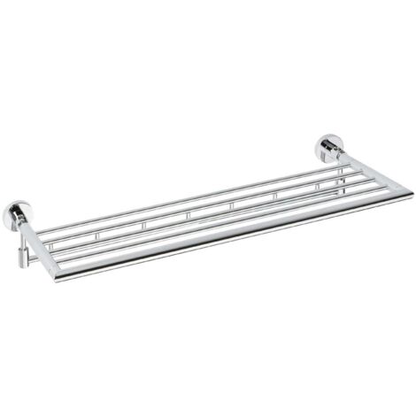 Tablette porte-serviettes OMEGA laiton chromé 65,5x10,5x27 cm