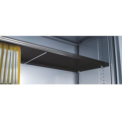 Tablette pour armoire à rideaux L 104 cm - Noir - Maxiburo