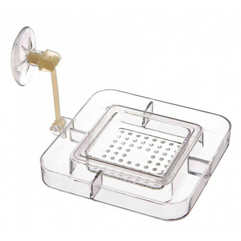 Tablette pour nourriture avec tamis 7 x 7 cm, aquarium. - Trixie