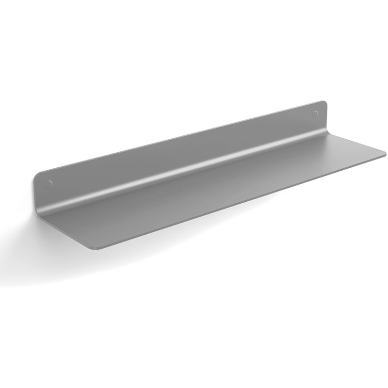 Samo - Lineabeta - Tablette Saeta en aluminium gris mat L.45,4 cm