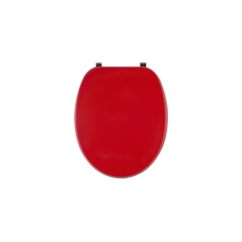 Tablette universelle rouge framboise pour WC