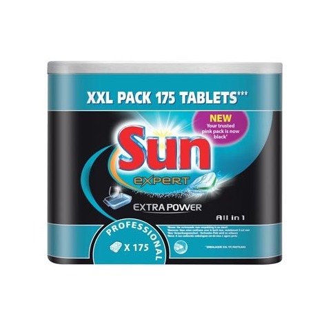 Tablettes pour lave-vaisselle SUN PROFESSIONAL Tout en 1 - pack XXL 175 doses de lavage - 7521434