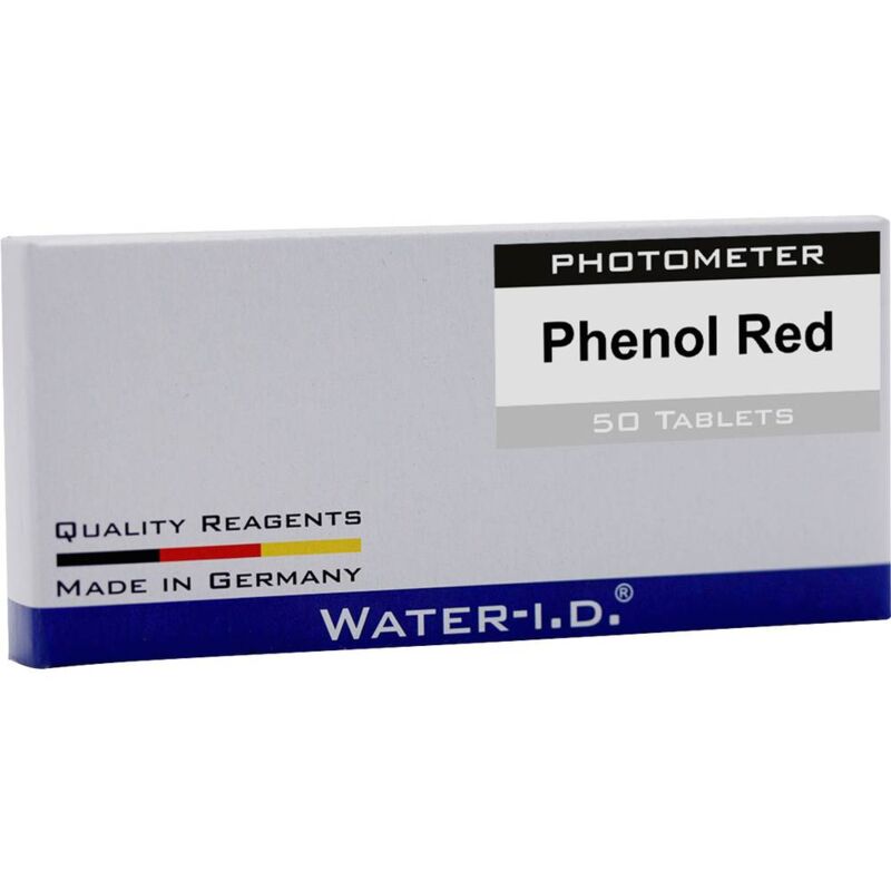50 Tabletten Phenol Rot für PoolLAB Tablettes - Water Id