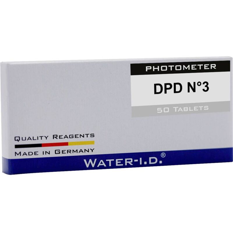 Tablettes Water Id 50 tabletten dpd N°3 für poollab TBSPD350 1 pc(s)