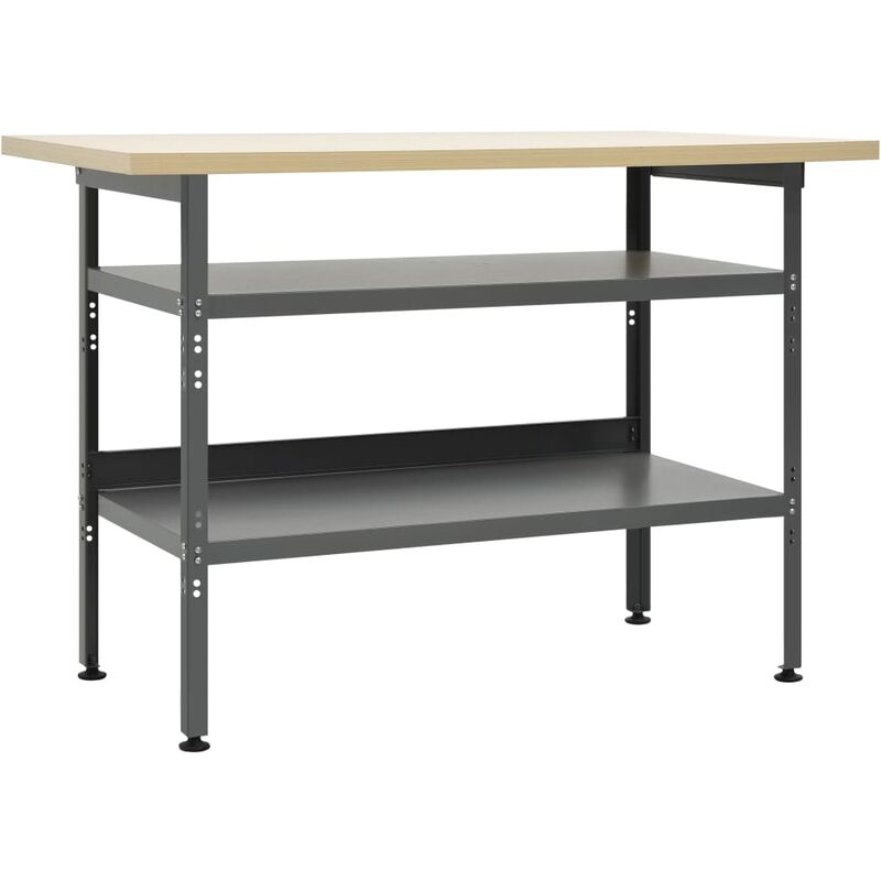 établi Gris 120x60x85 cm Acier