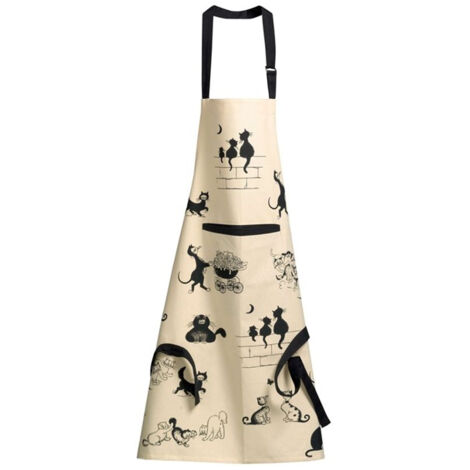 Tablier 72 X 85 Cm Beige 3 Chats - Dubout - Winkler