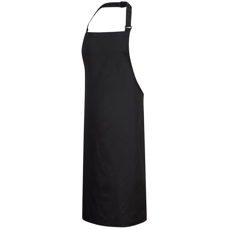 Polyester-baumwoll-schürze Mit Latz - Schwarz - Portwest
