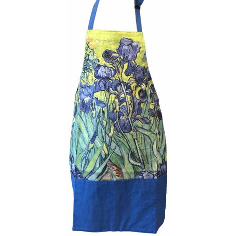 Tablier adulte à nouer - Van Gogh - Iris
