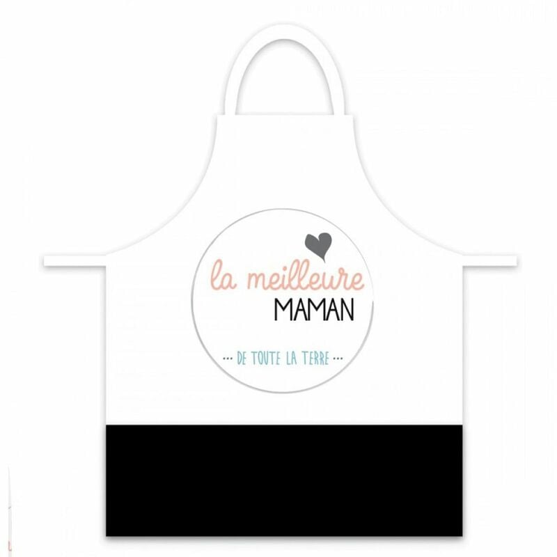 Enesco - Tablier adulte à nouer - Meilleure Maman