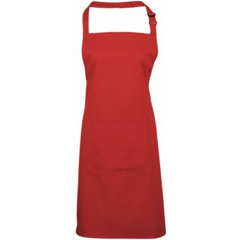 Tablier couleurs avec poche Apron Premier Rouge Unique.
