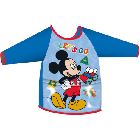 Tablier d'activités manches longues - Disney Mickey -Let's Go-