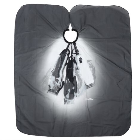 Tablier de coiffure imperméable, cape de salon pour coupe de cheveux