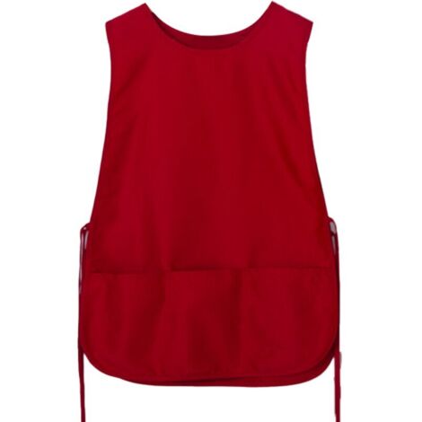 Tablier de cordonnier Tablier de travail Smock 2 poches avant Résistant à la saleté Sans manches Chef de ménage Hommes Femmes