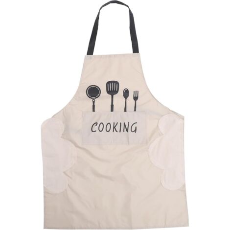 Tablier de cuisine imperméable et réutilisable pour homme