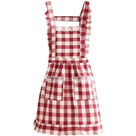 Tablier de cuisine pour femme avec poches, tablier à bavette superposé pour la cuisine, la pâtisserie, le barbecue et le jardinage
