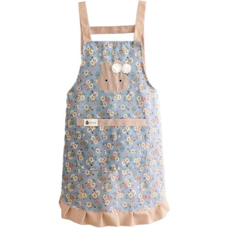 Tablier de cuisine pour femme avec poches, tablier à bavette superposé pour la cuisine, la pâtisserie, le barbecue et le jardinage shape4