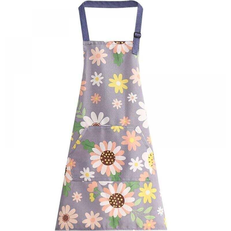 Tablier de Cuisine Réglable Bavoir Tablier Drôle Longues Cravates avec Personnalisé Cuisine Cuisson Jardinage Peinture pour Cadeau Barbecue Femmes