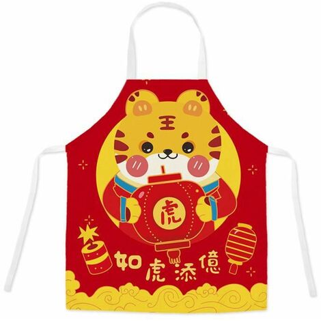 Tablier De Cuisine Tablier De Cuisine Respirant Avec Poche Polyester Tablier De Cuisine De Jardinage Pour La Peinture FUIENKO