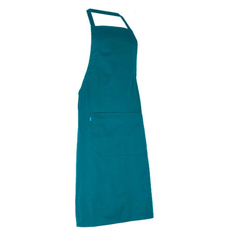 Tablier de cuisinier bavette à poche - MAIS - Bleu canard - taille: - couleur: Bleu canard - Bleu canard