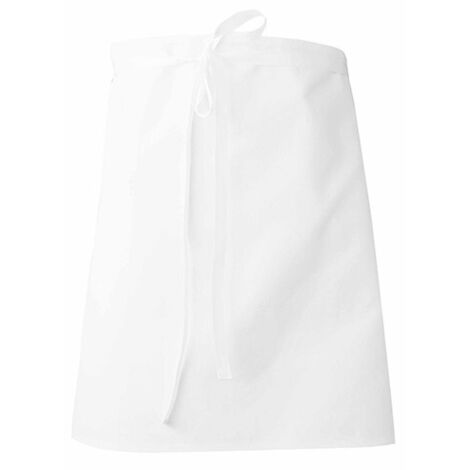 Tablier de cuisinier LMA Traiteur 55x100cm Blanc Unique