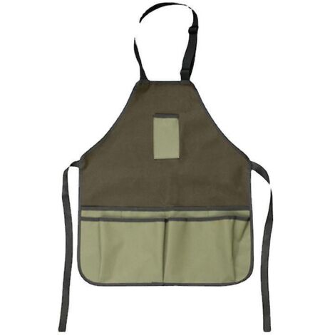 tablier De Jardin En Textile Vert 55 X 45 X 1 Cm