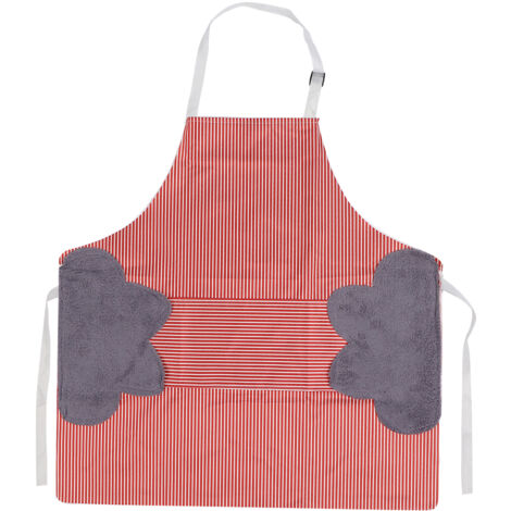 Tablier de Manucure Anti-Taches avec Col Réglable pour Professionnels