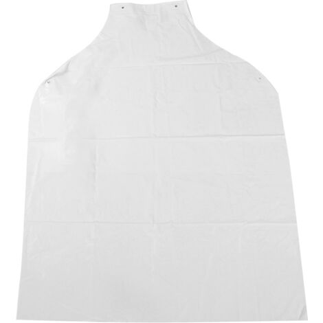 Tablier de Protection PVC 120x90cm Imperméable Anti-Poussière pour Travaux Chimiques