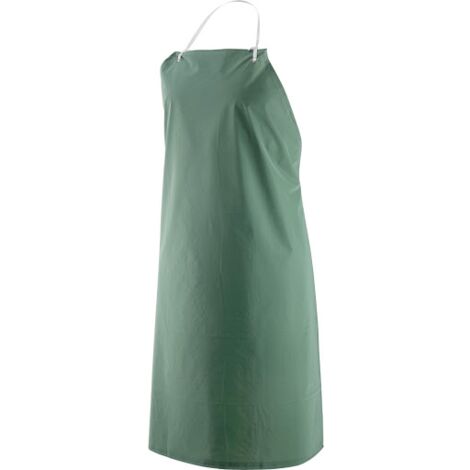 Tablier de travail en PVC vert / enduit polyester 0,35 90x120 cm