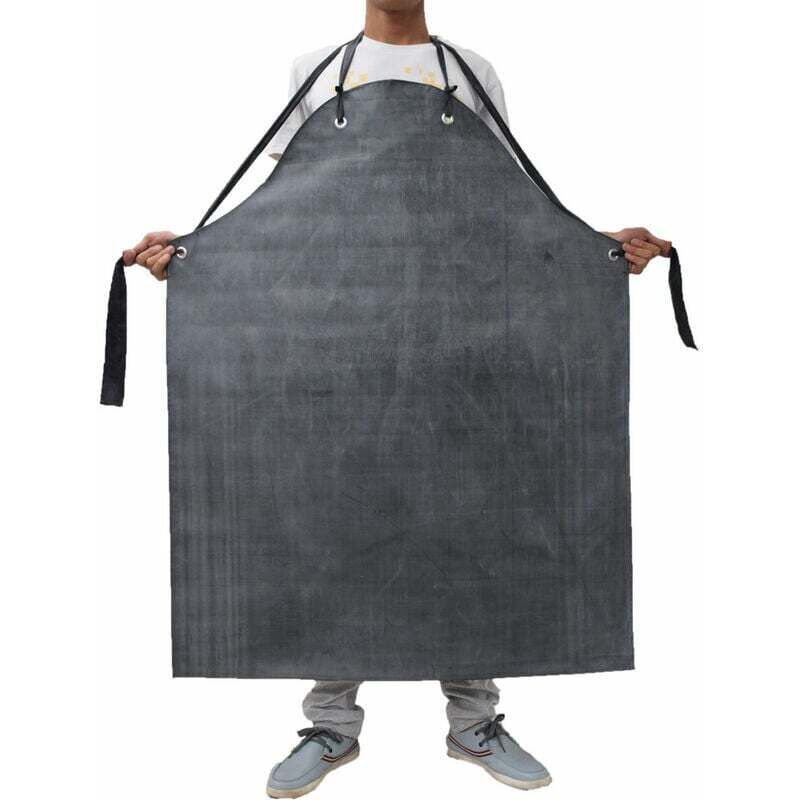 Tablier Hommes Épais Long En Caoutchouc Résistant à L'Huile Imperméable Pour Usine Abattoir 11585cm