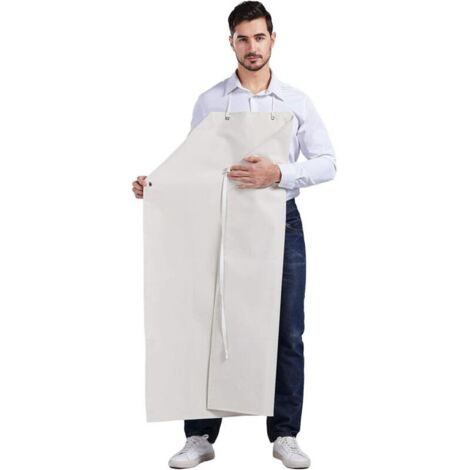 Tablier Hommes Épais Long En Caoutchouc Résistant À L’Huile Imperméable Pour Usine Abattoir CF3024